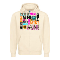 Sandshell mini gemstone sunflower Zipper Hoodie - texasbilliewilder