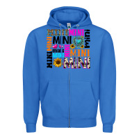 True Royal mini gemstone sunflower Zipper Hoodie - texasbilliewilder