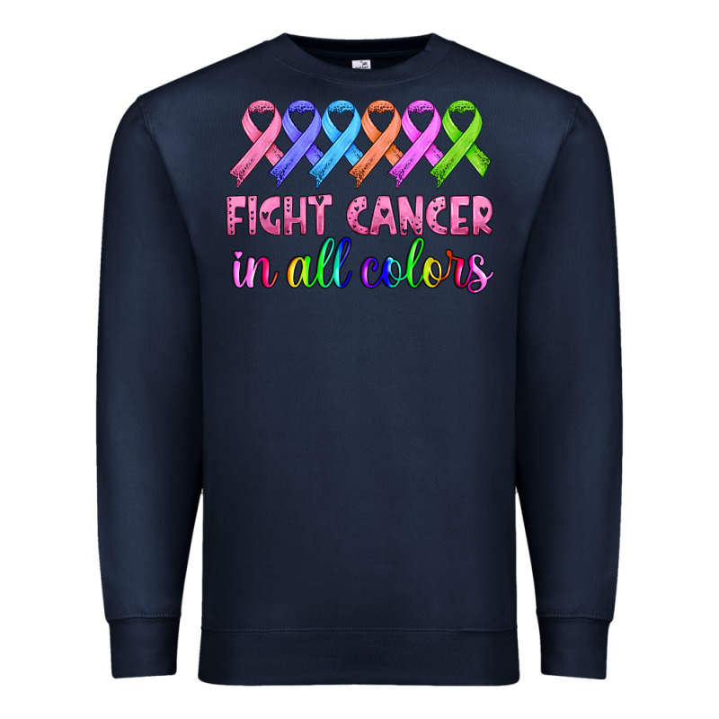 Fight Cancer In All Colors Premium Sweatshirt by HRA Design Shop | Teevron