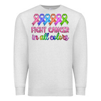 Oatmeal Heather fight cancer in all colors Premium Sweatshirt - HRA Design Shop