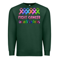 Sports Green fight cancer in all colors Premium Sweatshirt - HRA Design Shop