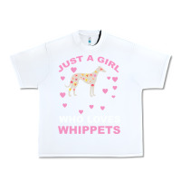 White Just A Girl Who Loves Whippets Urban Heavy Tee - Bettercallsaul