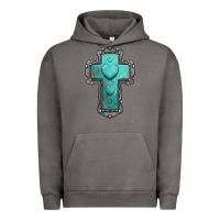 Pigment Tornado turquoise gemstone cross Urban Hoodie - Jasminsmagicworld