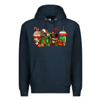 Navy trex coffee cups Premium Hoodie - Jasminsmagicworld