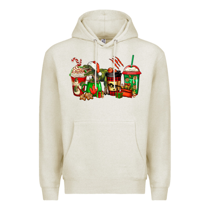 Trex Coffee Cups Premium Hoodie by Jasminsmagicworld | Teevron