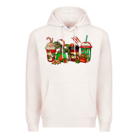 Pale Pink trex coffee cups Premium Hoodie - Jasminsmagicworld
