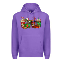 Purple trex coffee cups Premium Hoodie - Jasminsmagicworld