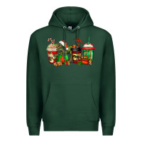 Sports Green trex coffee cups Premium Hoodie - Jasminsmagicworld