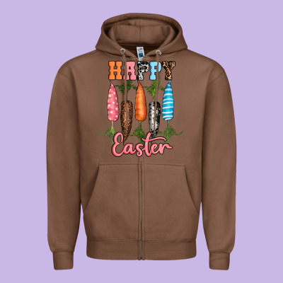 Zipper Hoodie Happy Easter