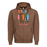 Chestnut Happy Easter Zipper Hoodie - RanaPortraitStore