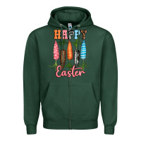 Sports Green Happy Easter Zipper Hoodie - RanaPortraitStore