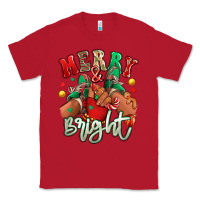 Red merry and bright black kid sneakers Classic Tee - RanaPortraitStore