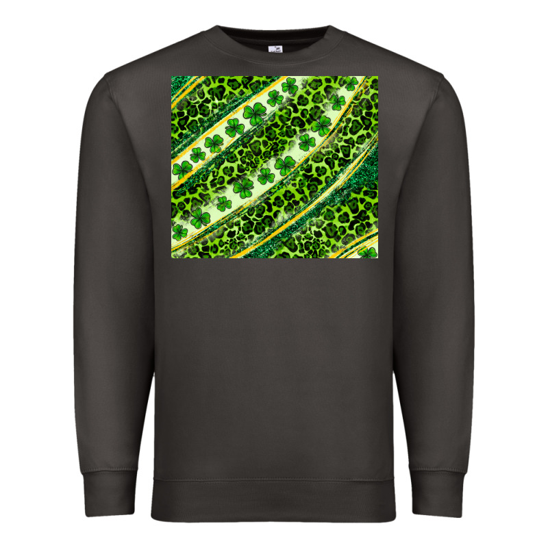 St. Patrick's Day Leopard Tumbler Premium Sweatshirt by Neo Western | Teevron
