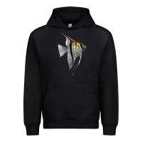 Black Angelfish Urban Hoodie - LillyAllenDesigns