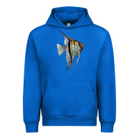 Cobalt Angelfish Urban Hoodie - LillyAllenDesigns