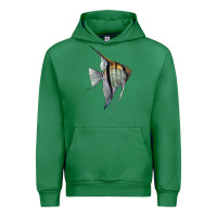 Emerald Angelfish Urban Hoodie - LillyAllenDesigns
