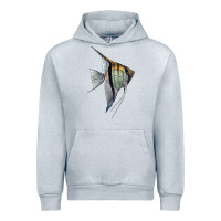 Heather Grey Angelfish Urban Hoodie - LillyAllenDesigns