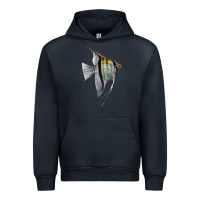 Navy Angelfish Urban Hoodie - LillyAllenDesigns