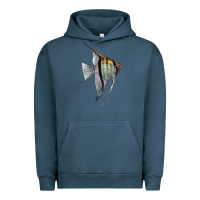 Pigment Midnight Navy Angelfish Urban Hoodie - LillyAllenDesigns