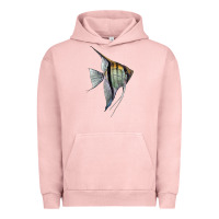 Pigment Salmon Angelfish Urban Hoodie - LillyAllenDesigns