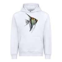 White Angelfish Urban Hoodie - LillyAllenDesigns