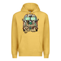 Antique Gold hippie soul caravan Premium Hoodie - BarkalooDesign
