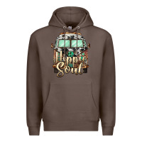 Coffee hippie soul caravan Premium Hoodie - BarkalooDesign