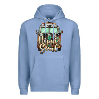 Colony Blue hippie soul caravan Premium Hoodie - BarkalooDesign