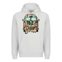 Dove Grey hippie soul caravan Premium Hoodie - BarkalooDesign