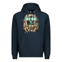 Navy hippie soul caravan Premium Hoodie - BarkalooDesign