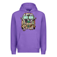 Purple hippie soul caravan Premium Hoodie - BarkalooDesign