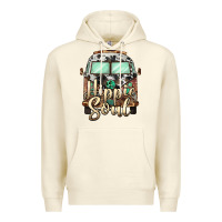 Sandshell hippie soul caravan Premium Hoodie - BarkalooDesign