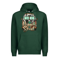 Sports Green hippie soul caravan Premium Hoodie - BarkalooDesign