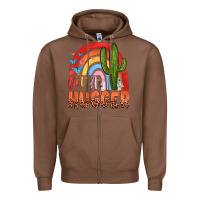 Chestnut not a hungger Zipper Hoodie - texasbilliewilder