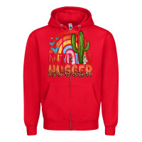 Red not a hungger Zipper Hoodie - texasbilliewilder