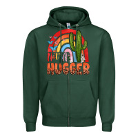 Sports Green not a hungger Zipper Hoodie - texasbilliewilder