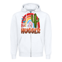 White not a hungger Zipper Hoodie - texasbilliewilder