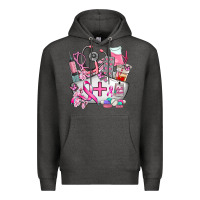 Charcoal Heather nurse cancer Premium Hoodie - AdoDesignShop