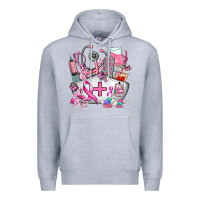 Heather Grey nurse cancer Premium Hoodie - AdoDesignShop