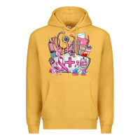 Mustard nurse cancer Premium Hoodie - AdoDesignShop