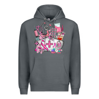 Rock nurse cancer Premium Hoodie - AdoDesignShop
