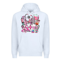 White nurse cancer Premium Hoodie - AdoDesignShop