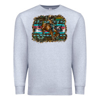 Heather Grey rodeo Premium Sweatshirt - SublimationCraftShop