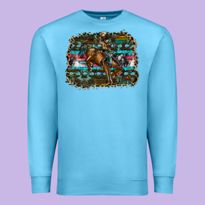 Rodeo Premium Sweatshirt Designed By Sublimationcraftshop