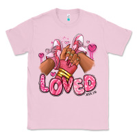 Bubblegum Pink loved valentine's day afro girl sneakers Classic Tee - RanaPortraitStore