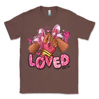 Chestnut loved valentine's day afro girl sneakers Classic Tee - RanaPortraitStore