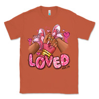 Copper loved valentine's day afro girl sneakers Classic Tee - RanaPortraitStore