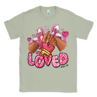 Matcha loved valentine's day afro girl sneakers Classic Tee - RanaPortraitStore