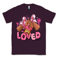 Plum loved valentine's day afro girl sneakers Classic Tee - RanaPortraitStore