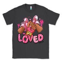 Smoke loved valentine's day afro girl sneakers Classic Tee - RanaPortraitStore